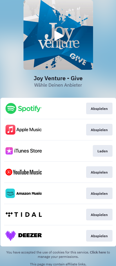 Joy Venture-Give